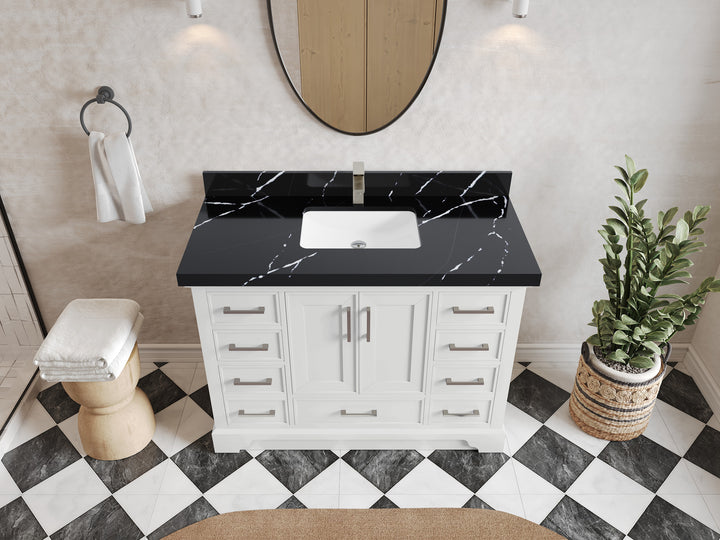 Charlotte 48 in. W x 22 in. D Single Sink Bathroom Vanity - photo 24