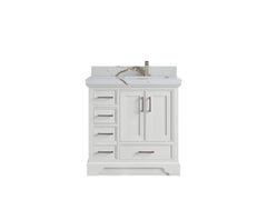 Charlotte 36 in. W x 22 in. D Right Offset Sink Bathroom Vanity - photo 33