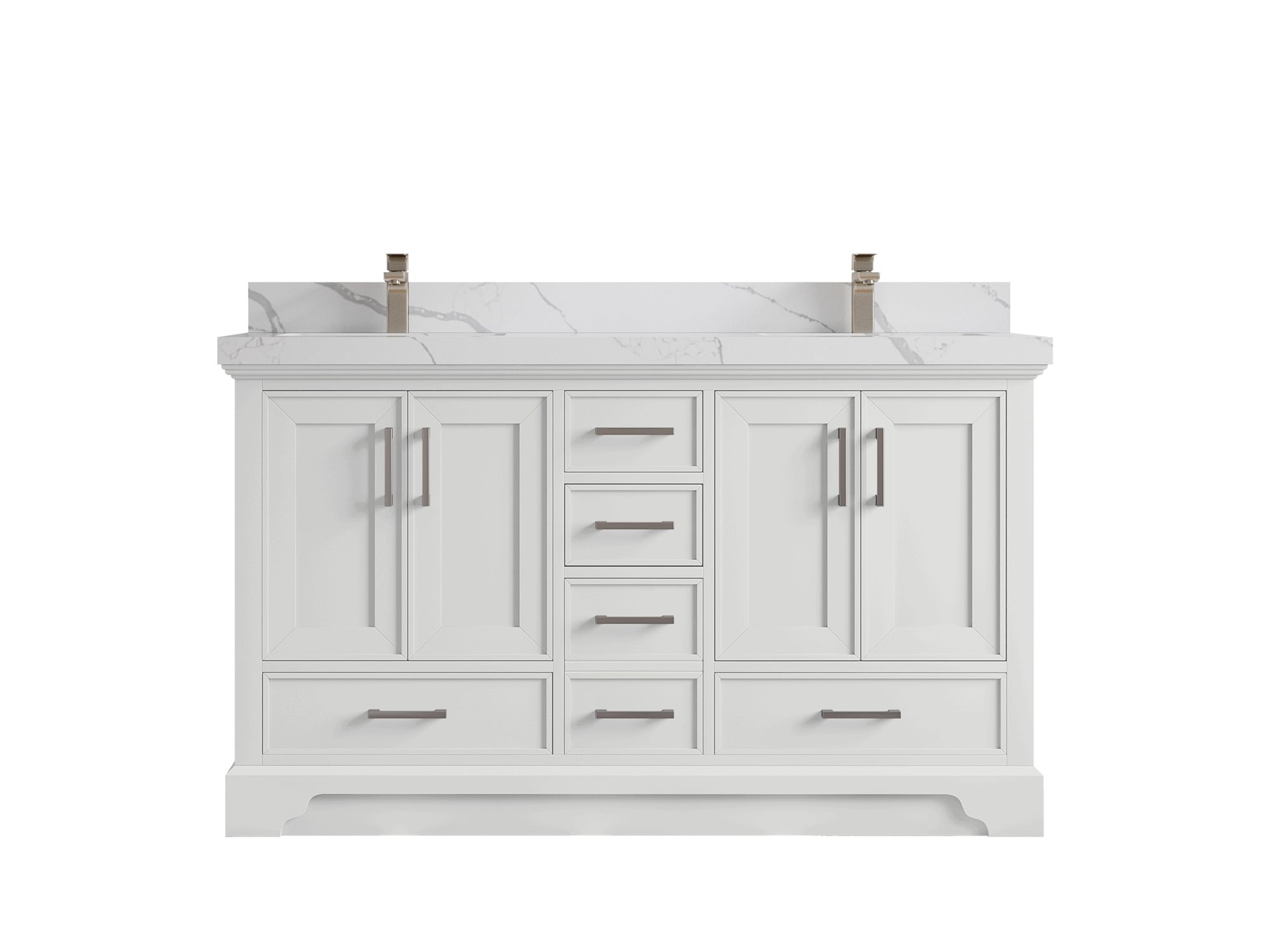 Charlotte 60 in. W x 22 in. D Double Sink Bathroom Vanity