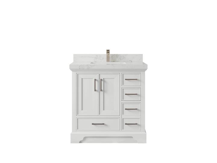 Charlotte 36 in. W x 22 in. D Center Sink Bathroom Vanity - photo 16