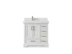 Charlotte 36 in. W x 22 in. D Left Offset Sink Bathroom Vanity - photo 17