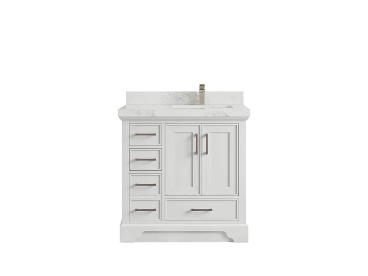 Charlotte 36 in. W x 22 in. D Right Offset Sink Bathroom Vanity - photo 17