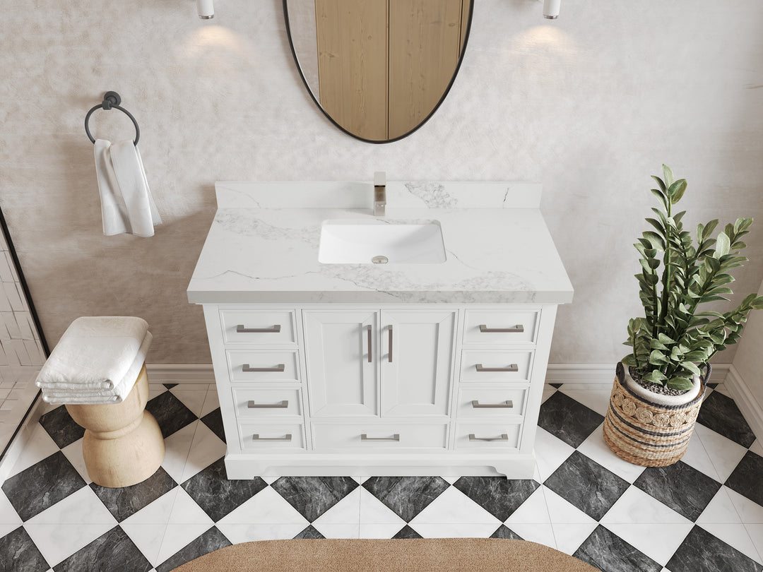 Charlotte 48 in. W x 22 in. D Single Sink Bathroom Vanity