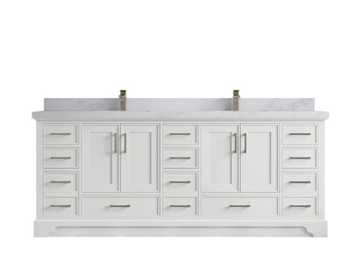 Charlotte 84 in. W x 22 in. D Double Sink Bathroom Vanity