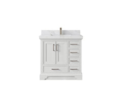 Charlotte 36 in. W x 22 in. D Center Sink Bathroom Vanity - photo 34