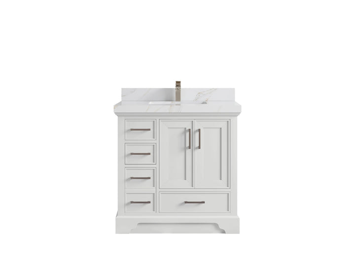 Charlotte 36" W x 22" D Center Sink Vanity for Elegant Bathroom Spaces - photo 34