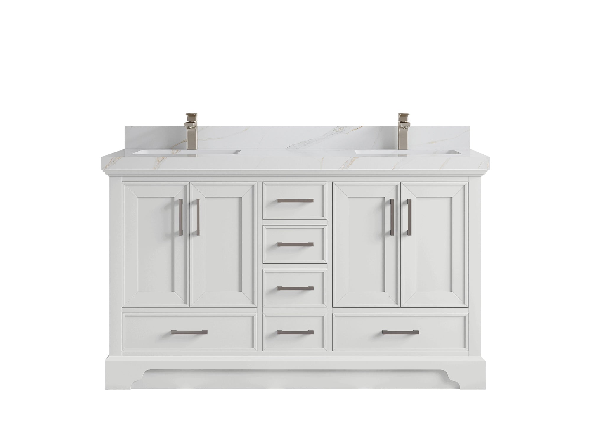 Charlotte 60 in. W x 22 in. D Double Sink Bathroom Vanity