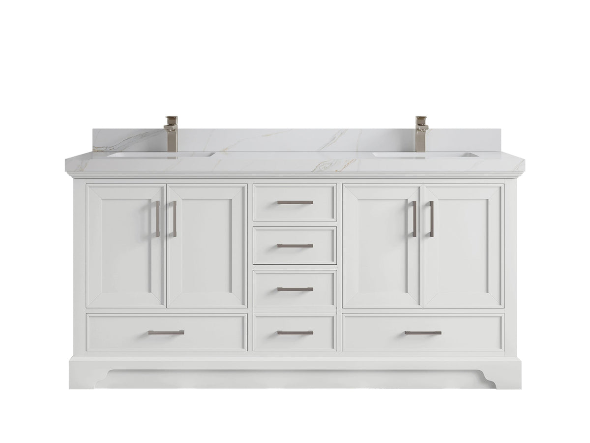 Charlotte 72 in. W x 22 in. D Double Sink Bathroom Vanity