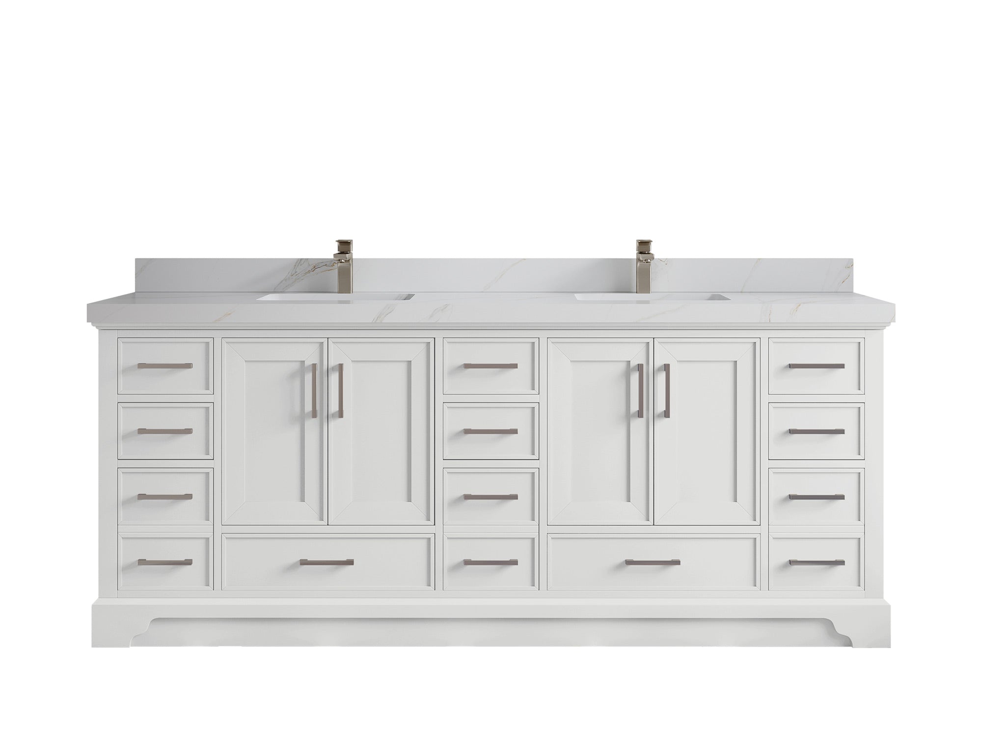 Charlotte 84 in. W x 22 in. D Double Sink Bathroom Vanity