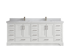 Charlotte 84 in. W x 22 in. D Double Sink Bathroom Vanity - photo 29