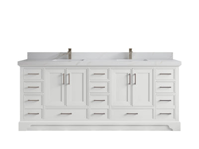 Charlotte 84 in. W x 22 in. D Double Sink Bathroom Vanity