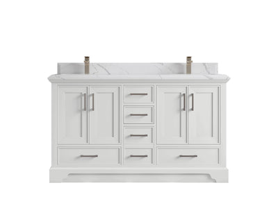 Charlotte 60 in. W x 22 in. D Double Sink Bathroom Vanity