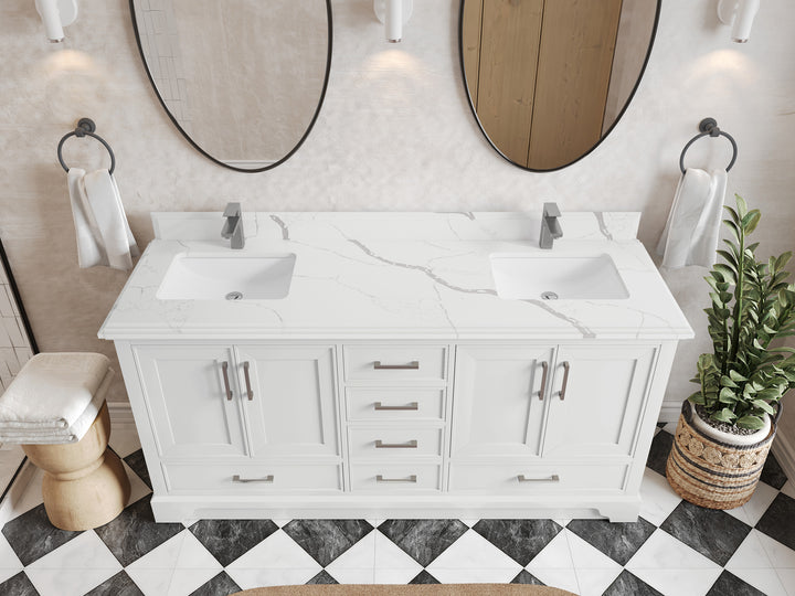 Charlotte 72 in. W x 22 in. D Double Sink Bathroom Vanity - photo 6