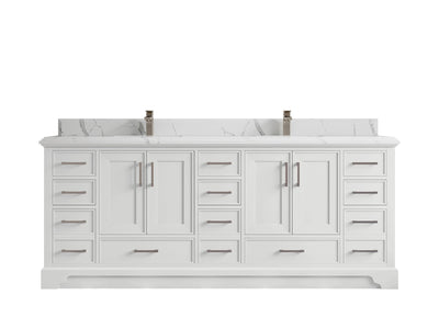 Charlotte 84 in. W x 22 in. D Double Sink Bathroom Vanity