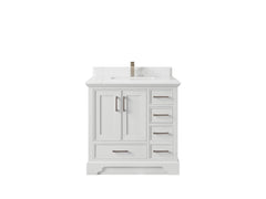 Charlotte 36 in. W x 22 in. D Center Sink Bathroom Vanity - photo 10