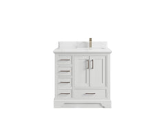 Charlotte 36 in. W x 22 in. D Right Offset Sink Bathroom Vanity - photo 11