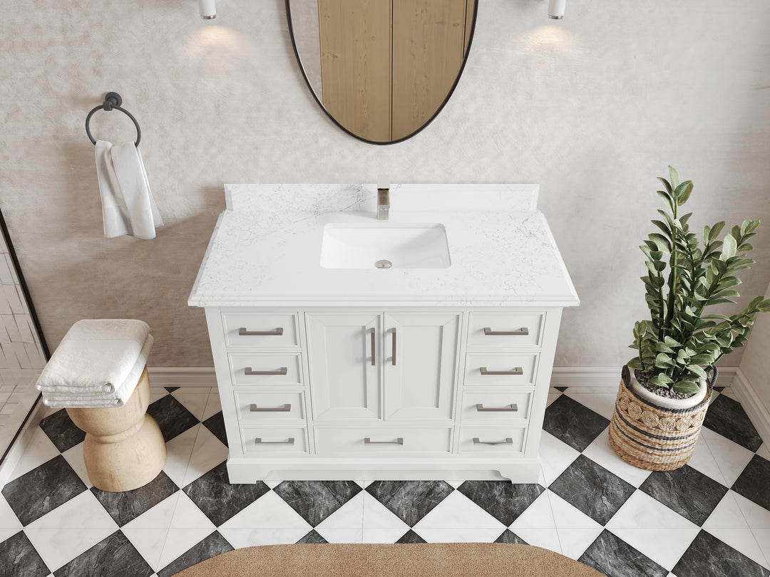 Charlotte 48 in. W x 22 in. D Single Sink Bathroom Vanity
