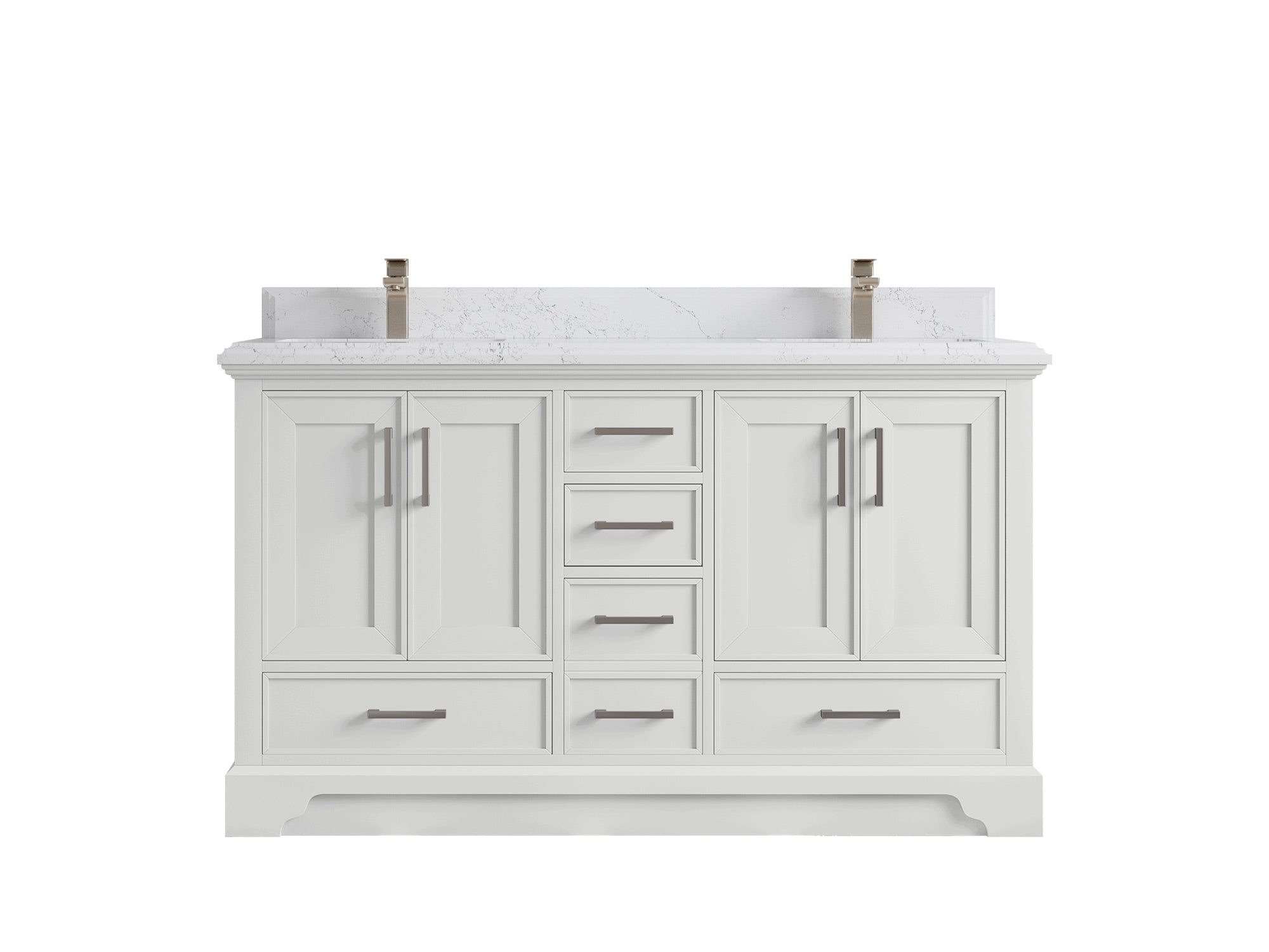 Charlotte 60 in. W x 22 in. D Double Sink Bathroom Vanity