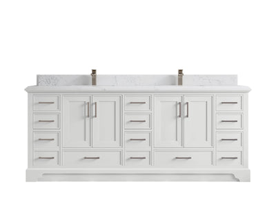 Charlotte 84 in. W x 22 in. D Double Sink Bathroom Vanity