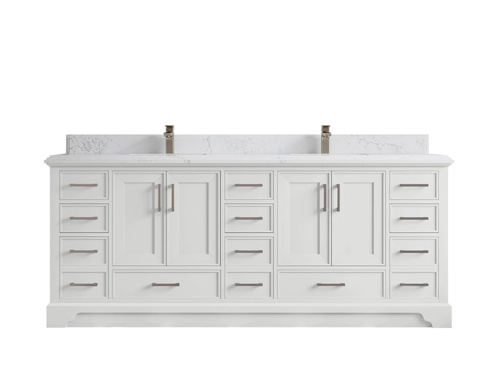 Charlotte 84 in. W x 22 in. D Double Sink Bathroom Vanity - photo 9