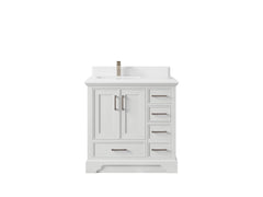 Charlotte 36 in. W x 22 in. D Left Offset Sink Bathroom Vanity - photo 13