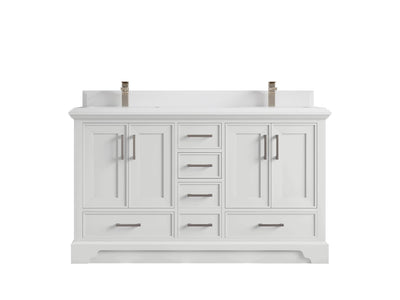 Charlotte 60 in. W x 22 in. D Double Sink Bathroom Vanity