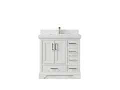 Charlotte 36 in. W x 22 in. D Center Sink Bathroom Vanity - photo 22