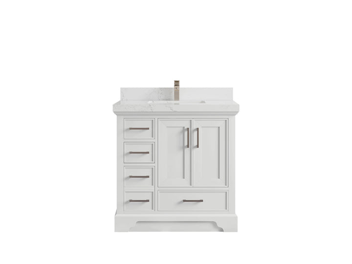 Charlotte 36" W x 22" D Center Sink Vanity for Elegant Bathroom Spaces - photo 22