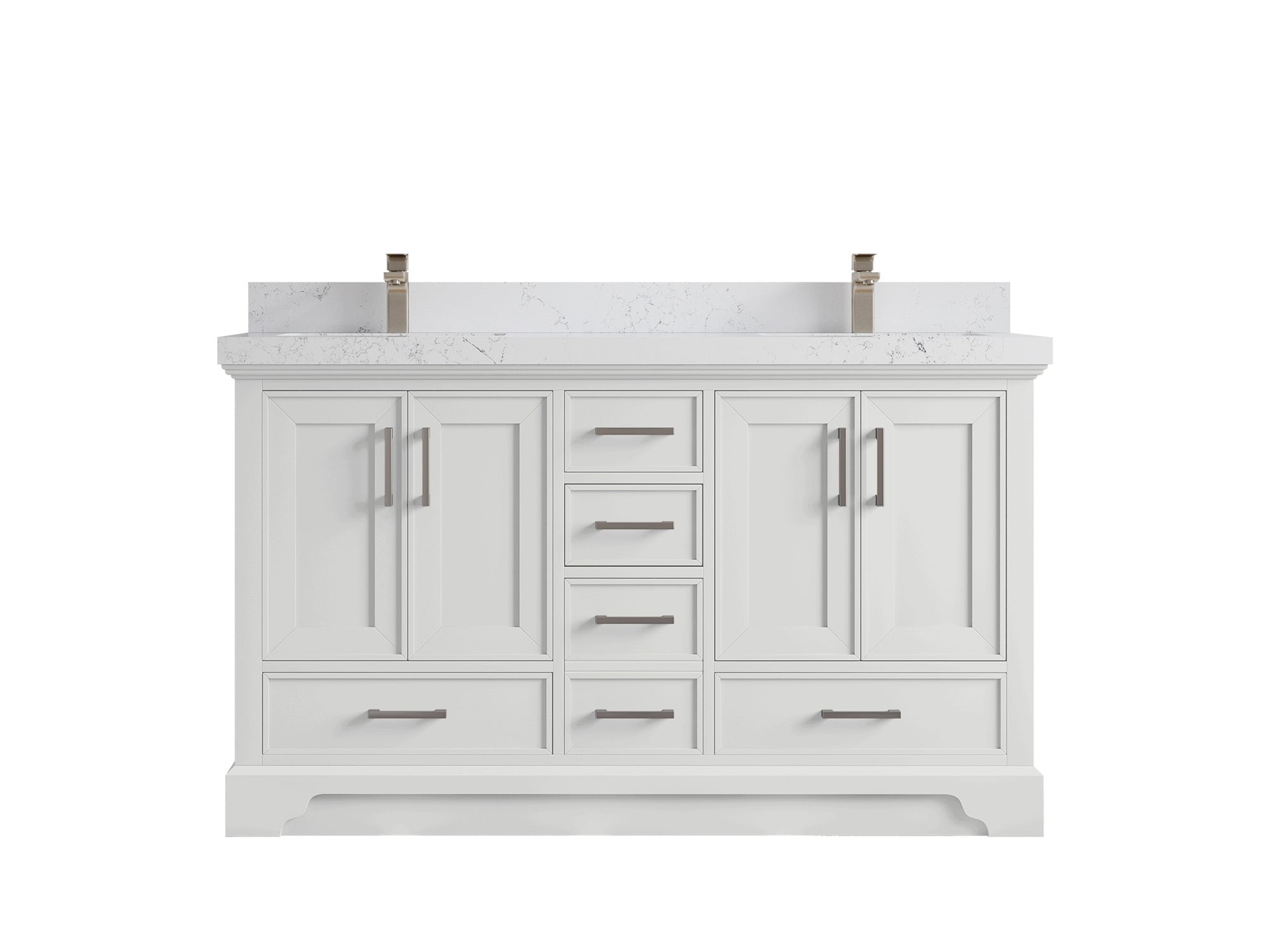 Charlotte 60 in. W x 22 in. D Double Sink Bathroom Vanity