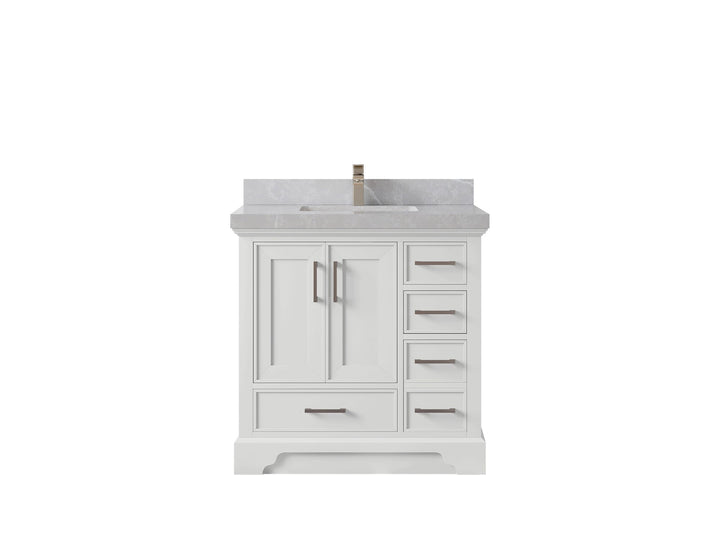 Charlotte 36 in. W x 22 in. D Center Sink Bathroom Vanity - photo 24