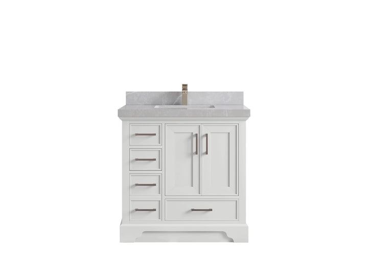 Charlotte 36" W x 22" D Center Sink Vanity for Elegant Bathroom Spaces - photo 24