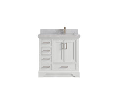 Charlotte 36 in. W x 22 in. D Right Offset Sink Bathroom Vanity - photo 25