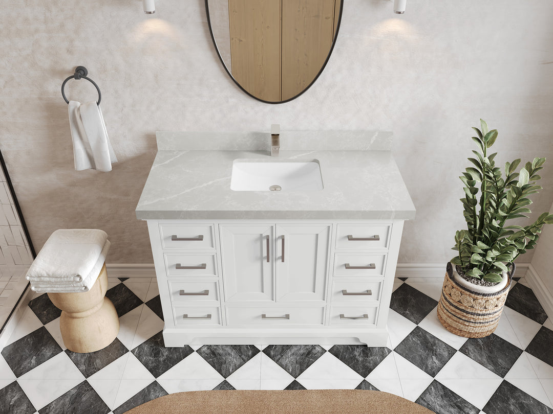 Charlotte 48 in. W x 22 in. D Single Sink Bathroom Vanity