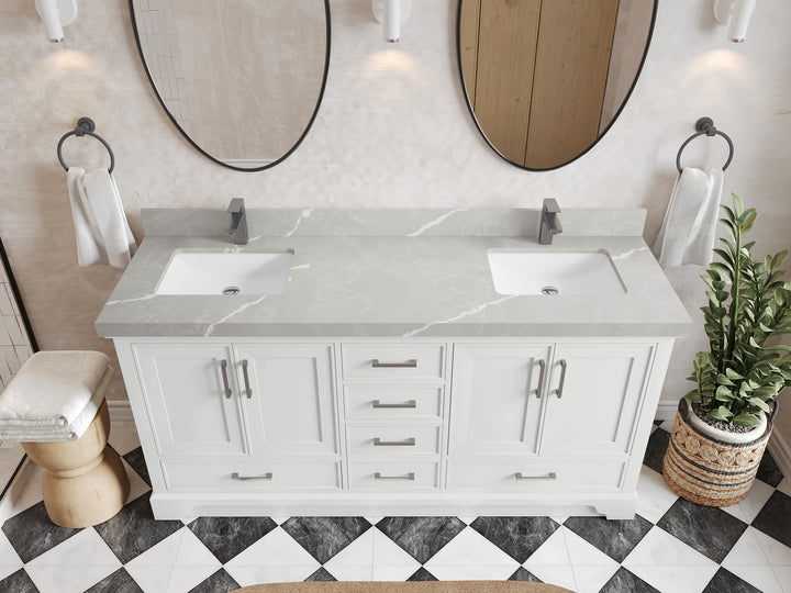Charlotte 72 in. W x 22 in. D Double Sink Bathroom Vanity - photo 22