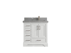 Charlotte 36 in. W x 22 in. D Right Offset Sink Bathroom Vanity - photo 27