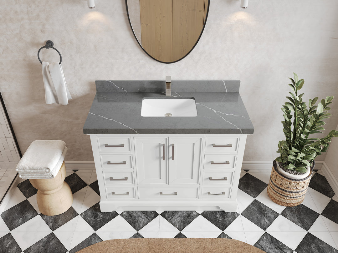 Charlotte 48 in. W x 22 in. D Single Sink Bathroom Vanity
