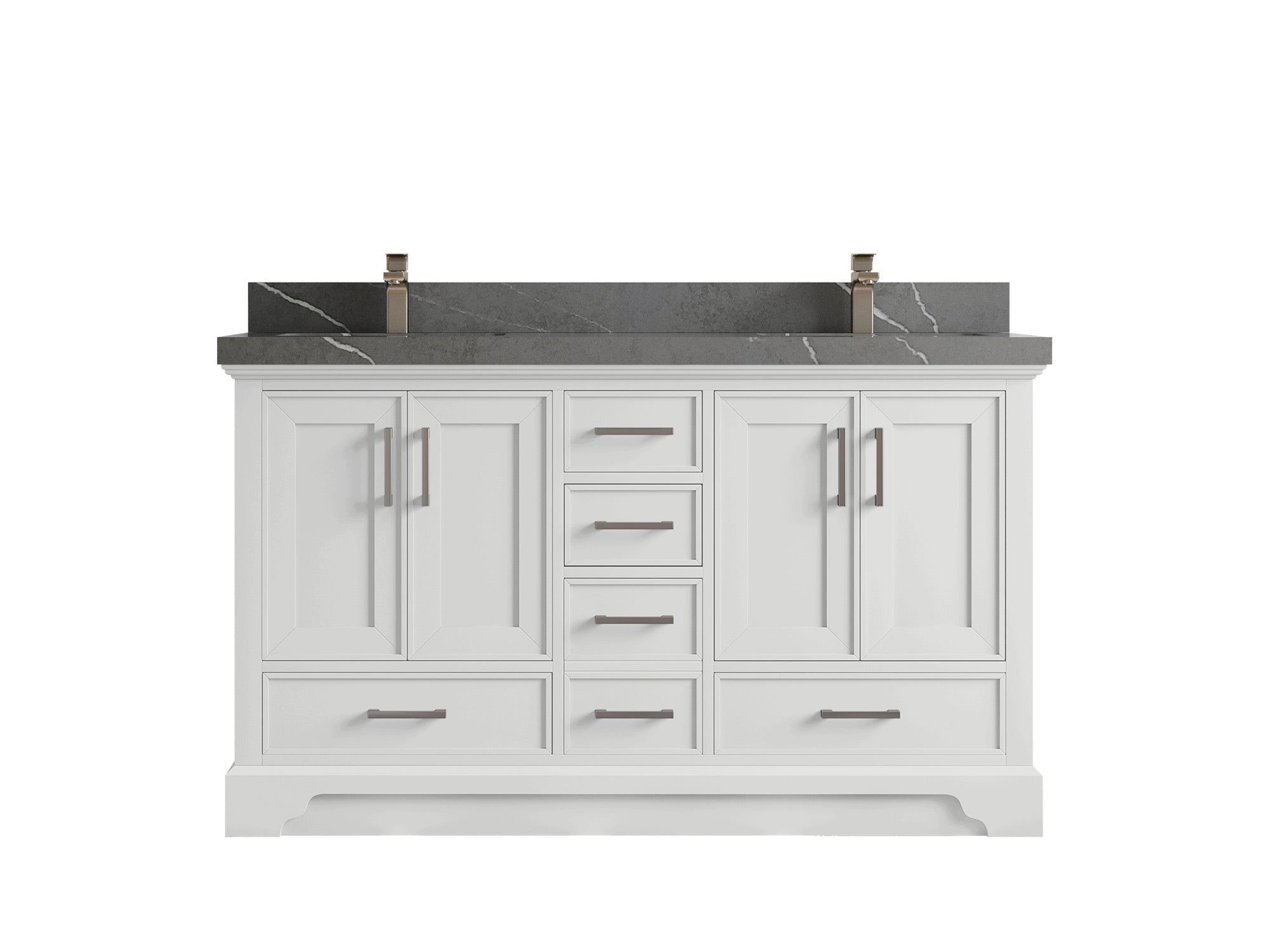 Charlotte 60 in. W x 22 in. D Double Sink Bathroom Vanity