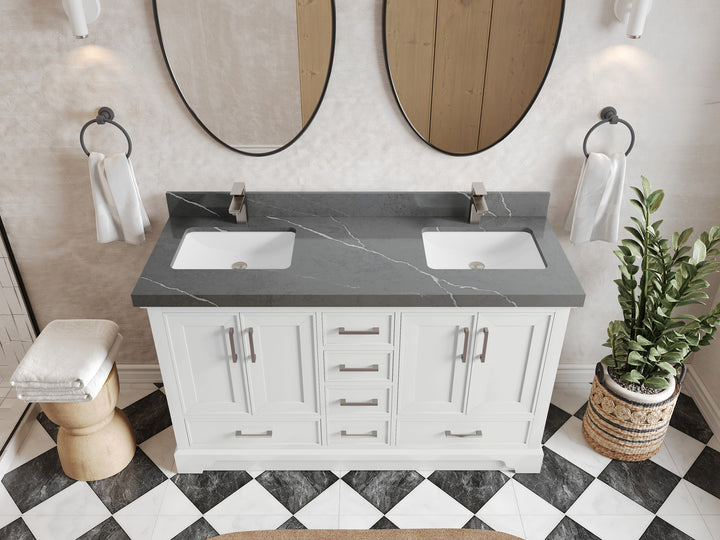 Charlotte 60 in. W x 22 in. D Double Sink Bathroom Vanity - photo 27
