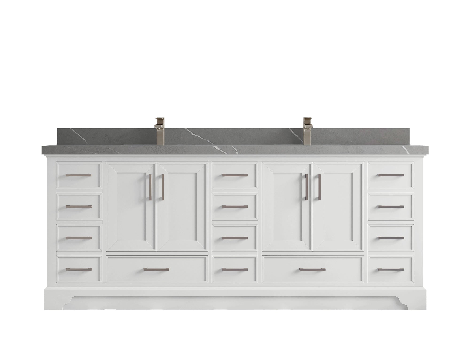 Charlotte 84 in. W x 22 in. D Double Sink Bathroom Vanity