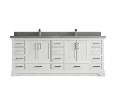 Charlotte 84 in. W x 22 in. D Double Sink Bathroom Vanity