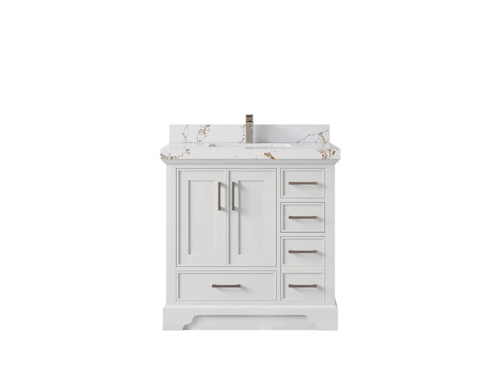Charlotte 36 in. W x 22 in. D Center Sink Bathroom Vanity - photo 38