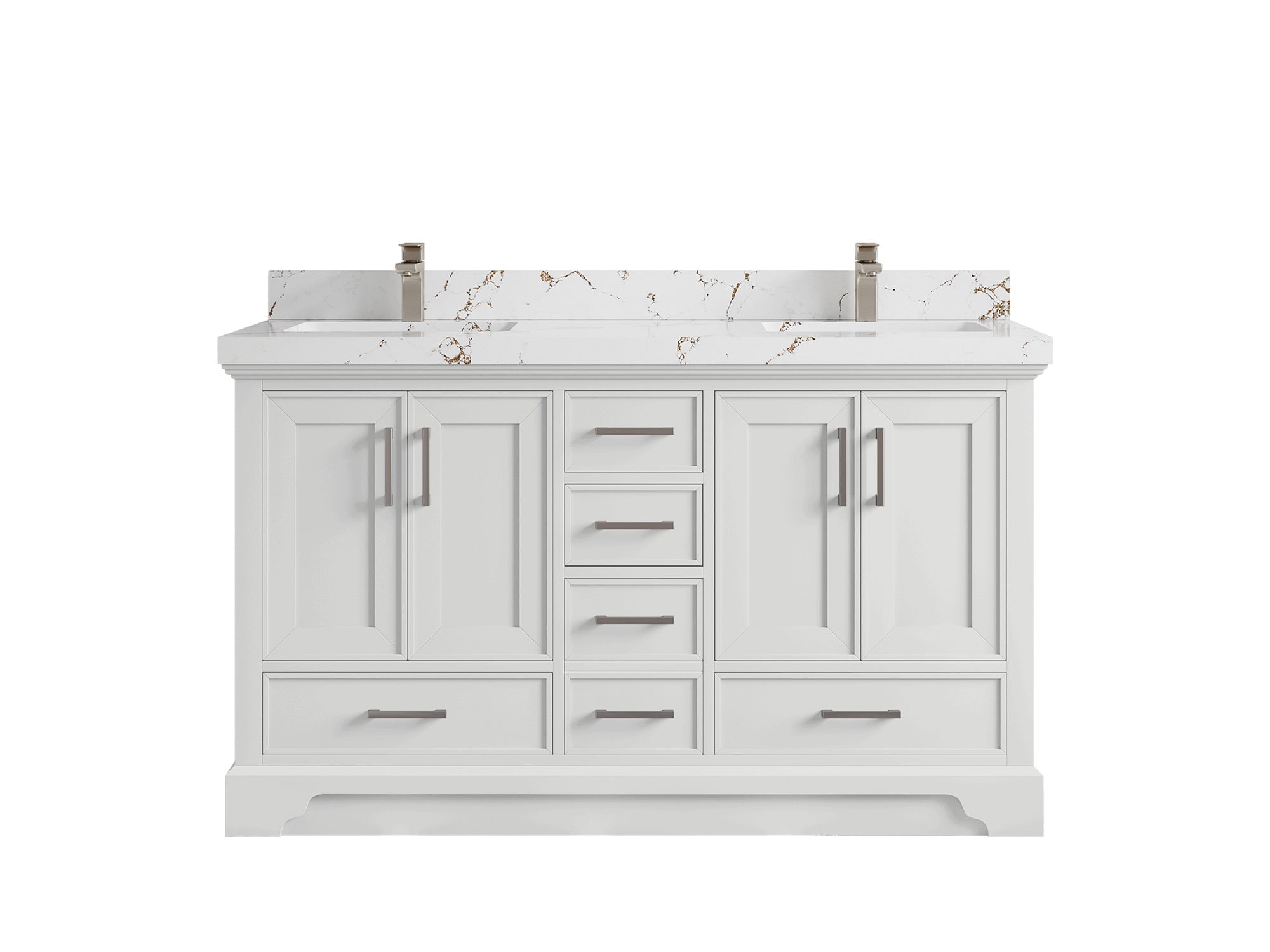 Charlotte 60 in. W x 22 in. D Double Sink Bathroom Vanity