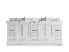 Charlotte 84 in. W x 22 in. D Double Sink Bathroom Vanity - photo 31