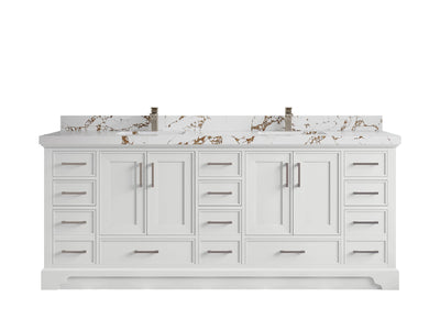 Charlotte 84 in. W x 22 in. D Double Sink Bathroom Vanity