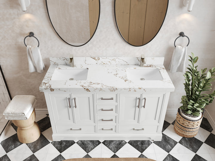 Charlotte 60 in. W x 22 in. D Double Sink Bathroom Vanity - photo 39