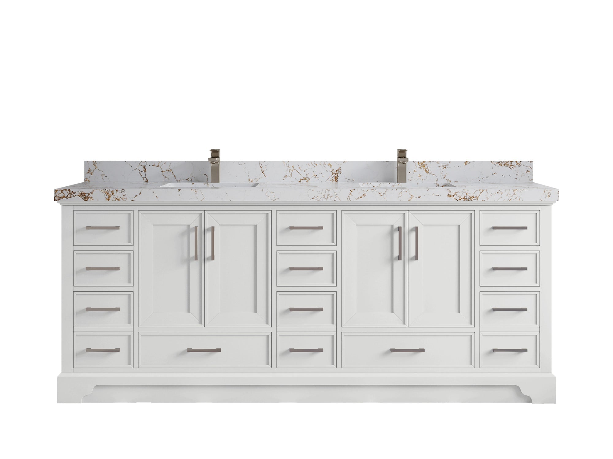 Charlotte 84 in. W x 22 in. D Double Sink Bathroom Vanity