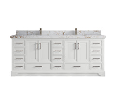 Charlotte 84 in. W x 22 in. D Double Sink Bathroom Vanity - photo 33