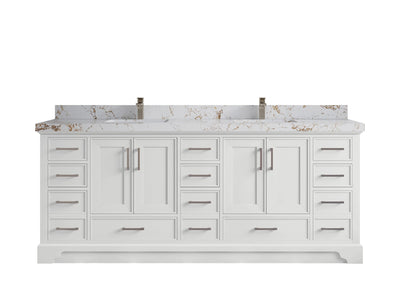 Charlotte 84 in. W x 22 in. D Double Sink Bathroom Vanity