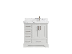 Charlotte 36 in. W x 22 in. D Right Offset Sink Bathroom Vanity - photo 43
