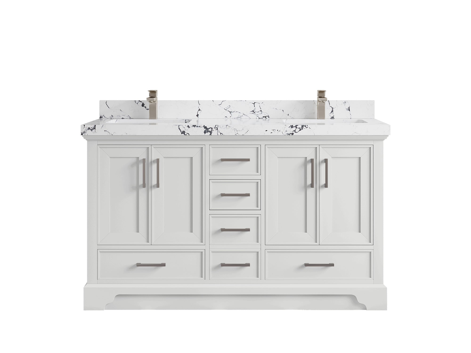 Charlotte 60 in. W x 22 in. D Double Sink Bathroom Vanity